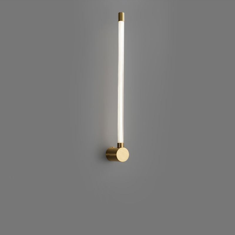Brass Sconce Modern Acrylic Strip Wall Light