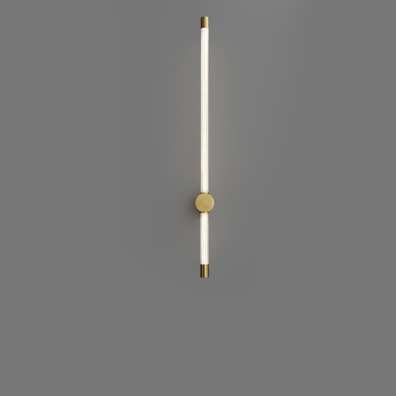 Brass Sconce Modern Acrylic Strip Wall Light