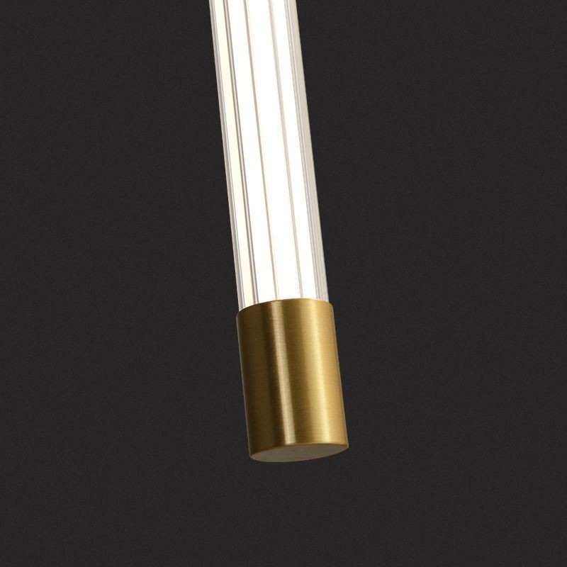 Brass Sconce Modern Acrylic Strip Wall Light