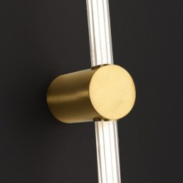Brass Sconce Modern Acrylic Strip Wall Light