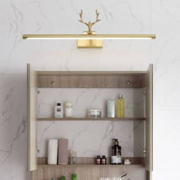 Nordic Brass Wall Lamp Mirror Front Light