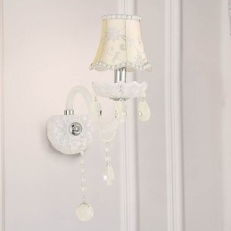 Classic European Style Crystal Sconce Elegant Wall Light