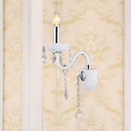 Classic European Style Crystal Sconce Elegant Wall Light