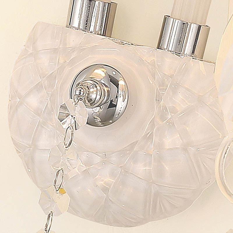 Classic European Style Crystal Sconce Elegant Wall Light