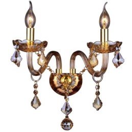 European Crystal Sconce Elegant Two Light Wall Light Stairs
