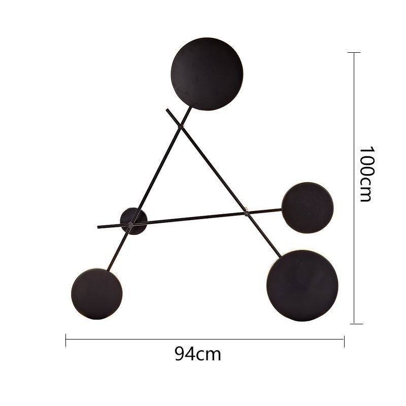 Modern Wall Light Geometric Shape Iron Fixture Sconce