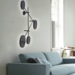 Modern Wall Light Geometric Shape Iron Fixture Sconce