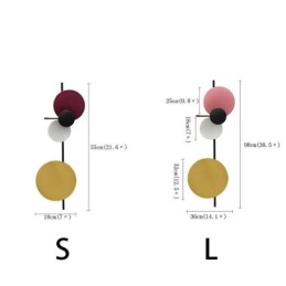 Modern Wall Light Circular Wall Lamp Colorful Home Lighting Bedside Lighting