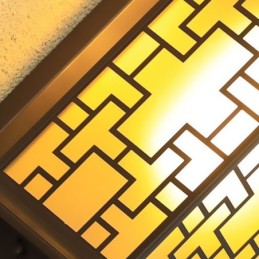 Chinese Outdoor Wall Sconce Waterproof Window Grille Wall Lamp