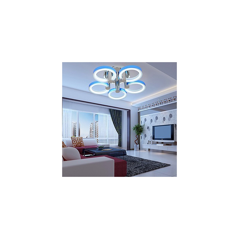 Modern Contemporary Mini Style Electroplated Flush Mount