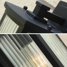 Modern Simple Outdoor Light Waterproof Square Column Wall Light Courtyard Corridor