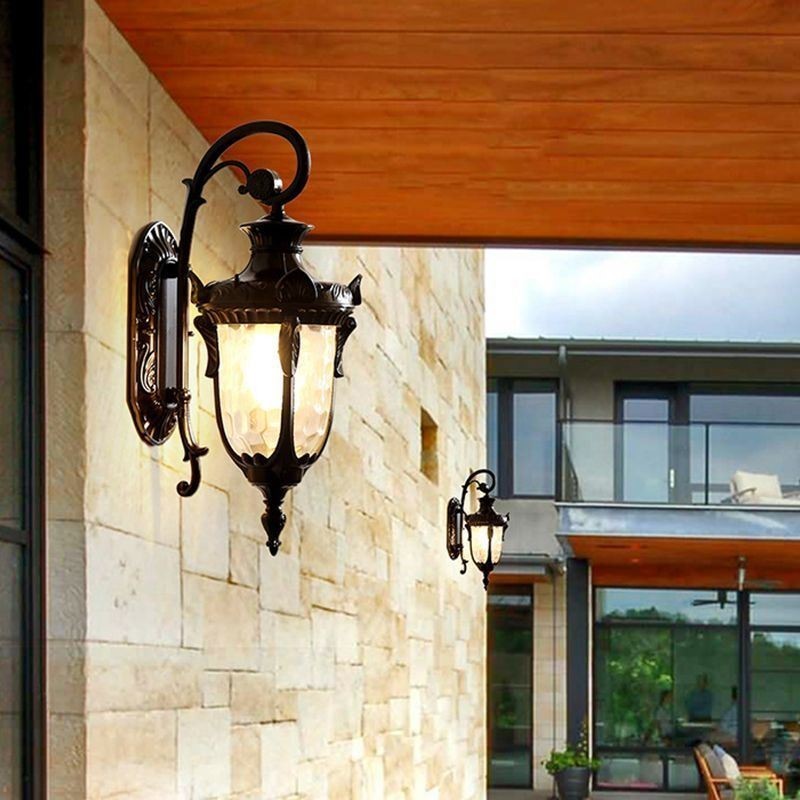 European Outdoor Light Waterproof Single Head Wall Light Courtyard Corridor Garden
