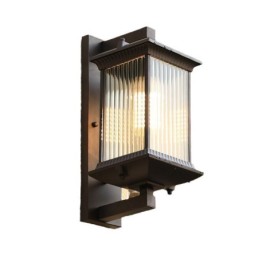 Chinese Outdoor Light Waterproof Glass Wall Light Courtyard Corridor Garden Balcony