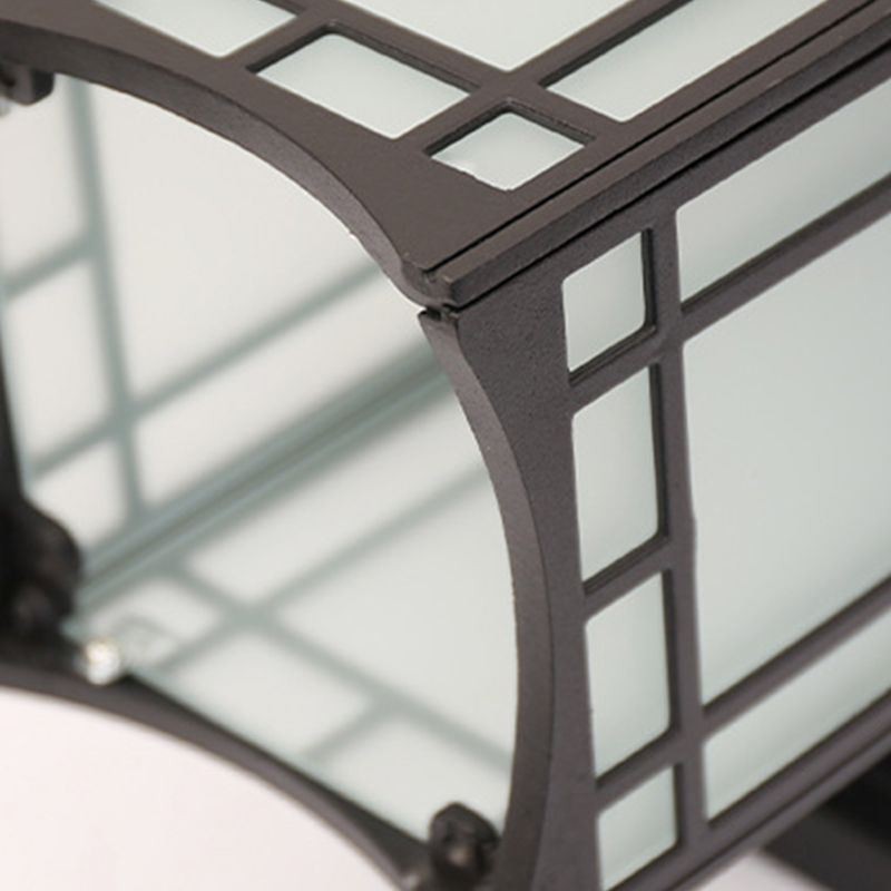 Chinese Style Outdoor Light Waterproof Pavilion Shape Wall Light Garden Balcony