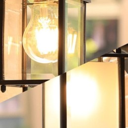 European Outdoor Wall Sconce Waterproof Square Column Wall Light Courtyard Garden Balcony