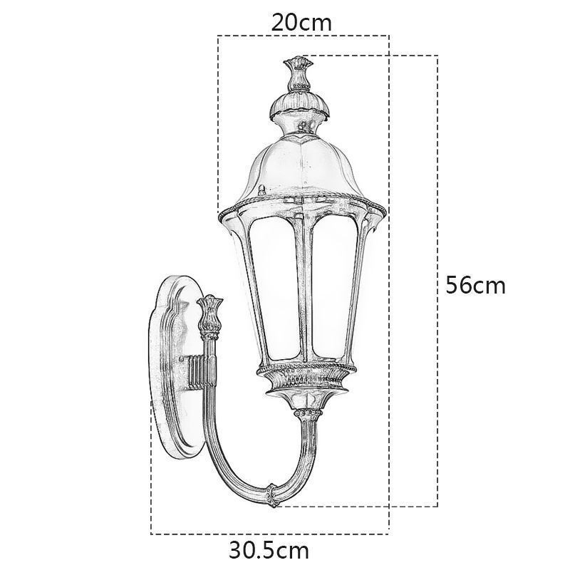 Modern Simple Outdoor Light Waterproof Plum Blossom Wall Light Courtyard Corridor Garden