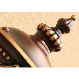 European Retro Outdoor Wall Sconce Waterproof Carved Wall Light Garden Balcony Courtyard