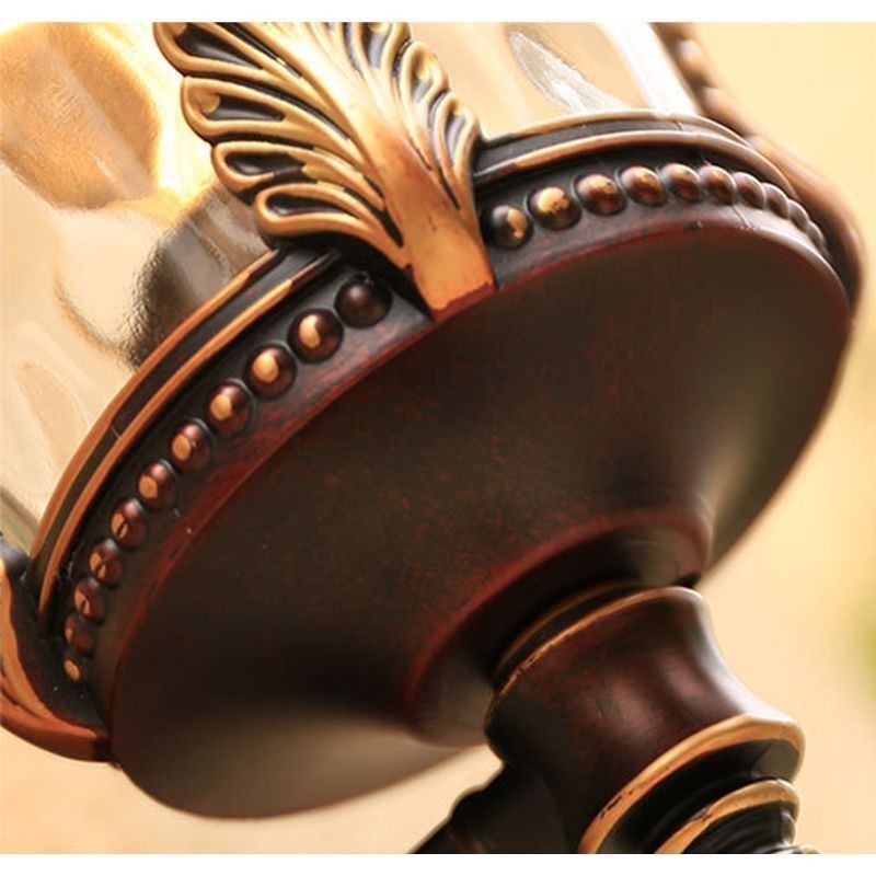 European Retro Outdoor Wall Sconce Waterproof Carved Wall Light Garden Balcony Courtyard