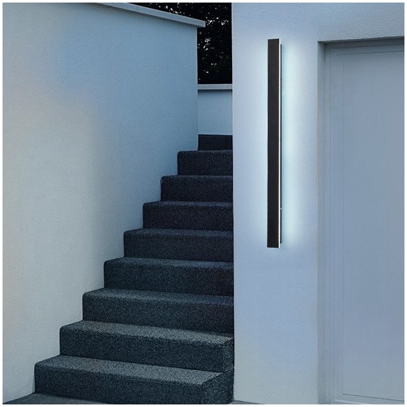 Outdoor Long Modern Contemporary Wall Lamp Sconce Wall Light IP 44 for Porch Patio Garden