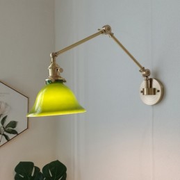 Modern Wall Light with Glass Shade