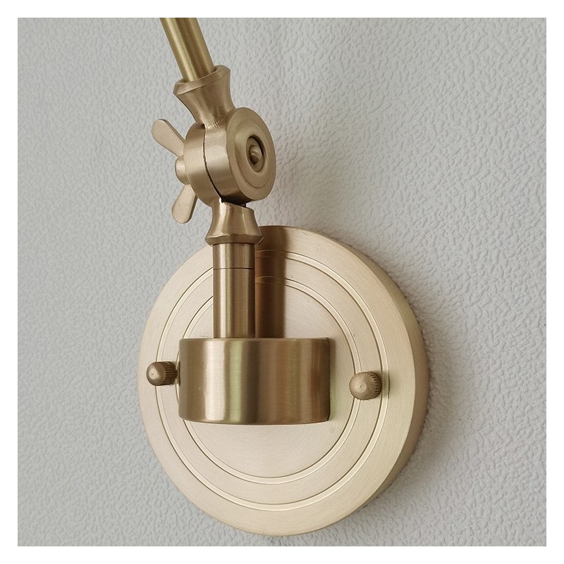 Modern Wall Light with Glass Shade