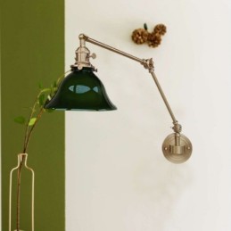 Modern Wall Light with Glass Shade