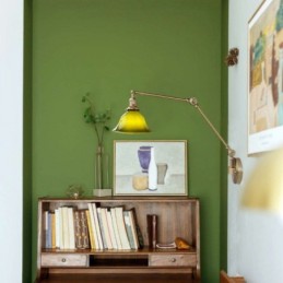 Modern Wall Light with Glass Shade