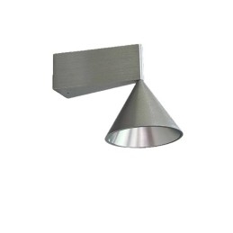 Minimalist Cone LED Wall Light | Black or Silver