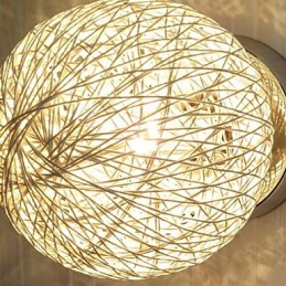 Modern Contemporary Lantern Globe Chrome Metal Flush Mount