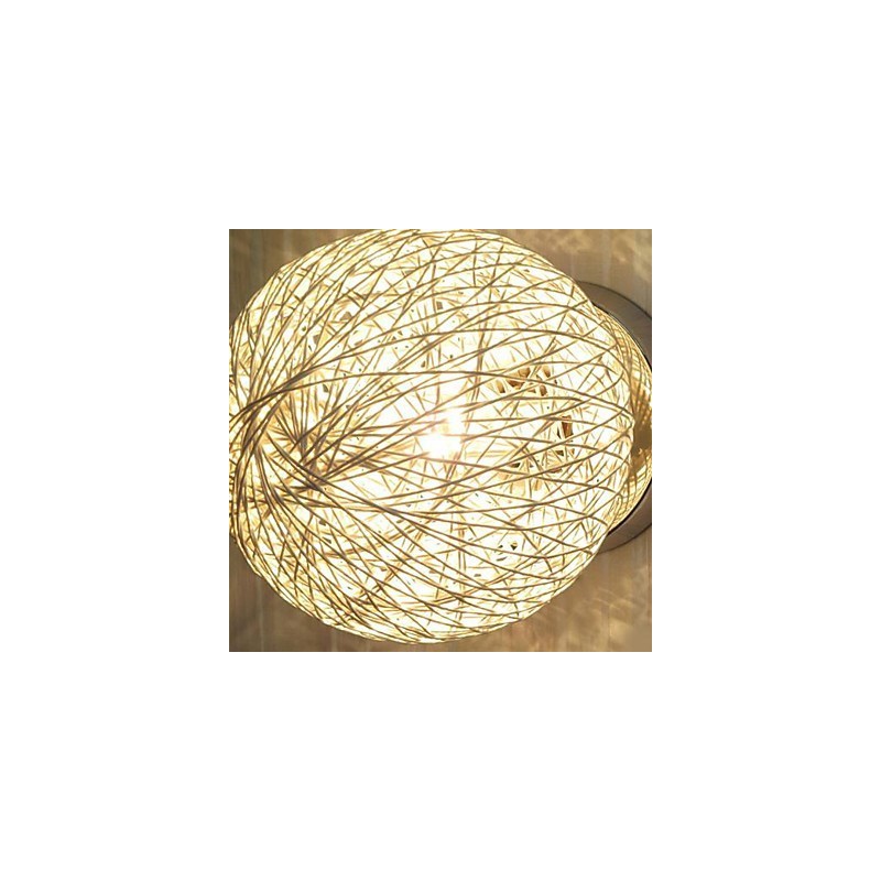 Modern Contemporary Lantern Globe Chrome Metal Flush Mount