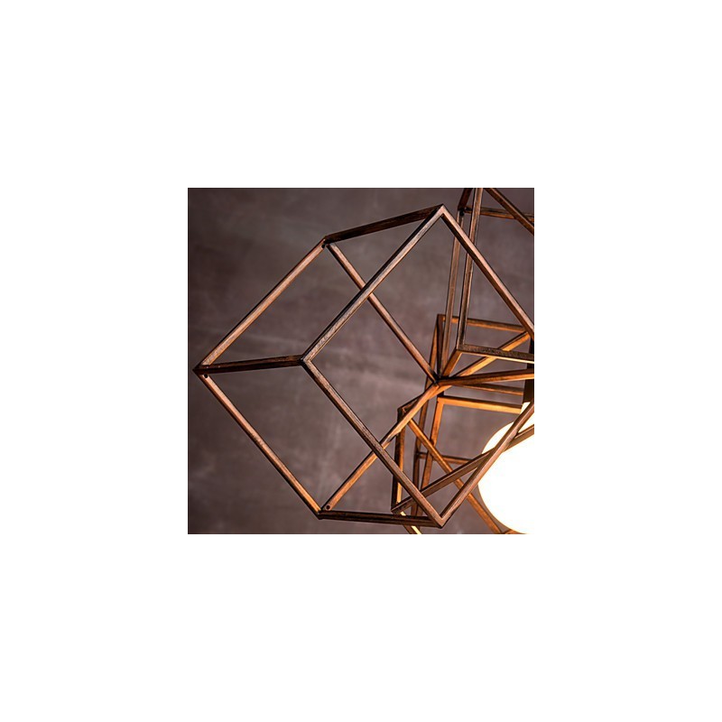 Pendant 1 Light Vintage Minimalist Iron Painting Chandelier