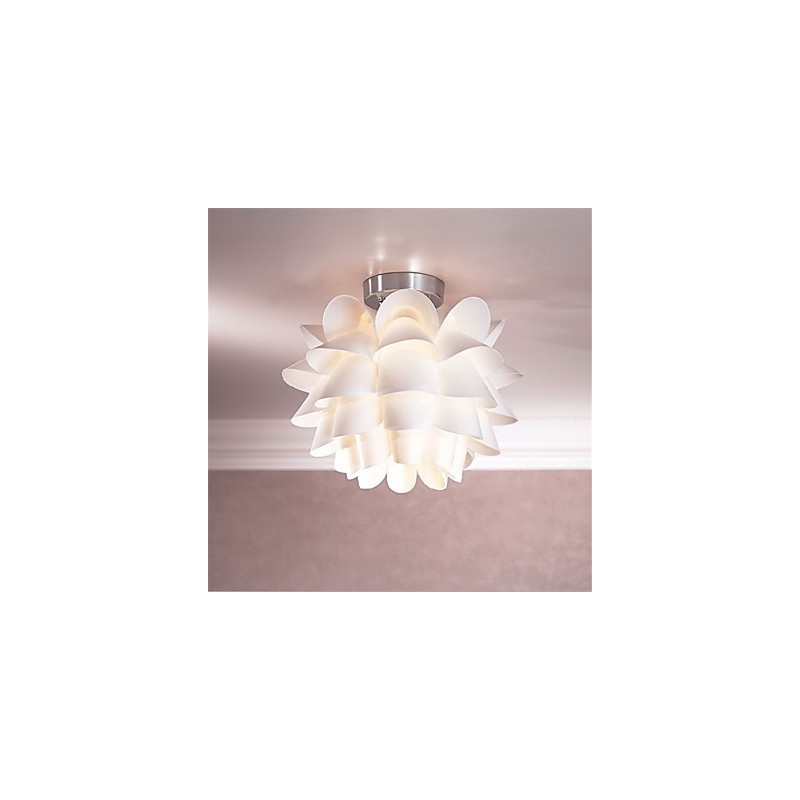 White Flower Ceiling Light 1 Light Pendant Hanging Lamp Fixture