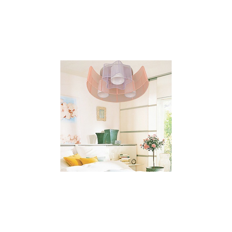 Drawing Line Romantic Stars The Moon Absorb Dome Light Lamp