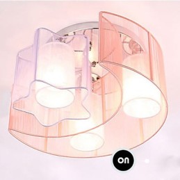 Drawing Line Romantic Stars The Moon Absorb Dome Light Lamp