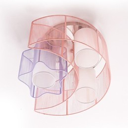 Drawing Line Romantic Stars The Moon Absorb Dome Light Lamp