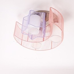 Drawing Line Romantic Stars The Moon Absorb Dome Light Lamp