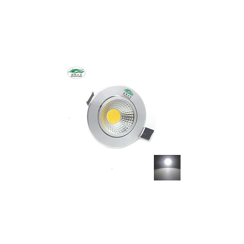 4PCS Zweihnder 3W 300Lm COB Ceiling Lamp Downlight Warm White Light