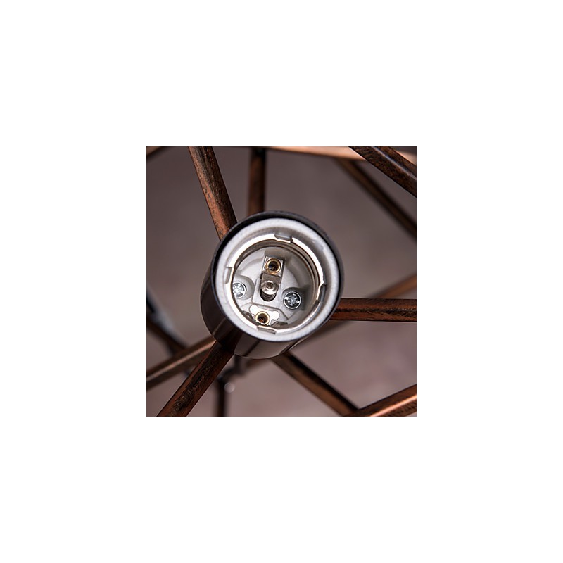 Pendant 1 Light Vintage Minimalist Iron Painting Chandelier