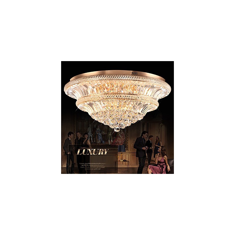 Modern Luxury 9Modern Crystal Ceiling Light Absorb Dome Light Diameter 80CM