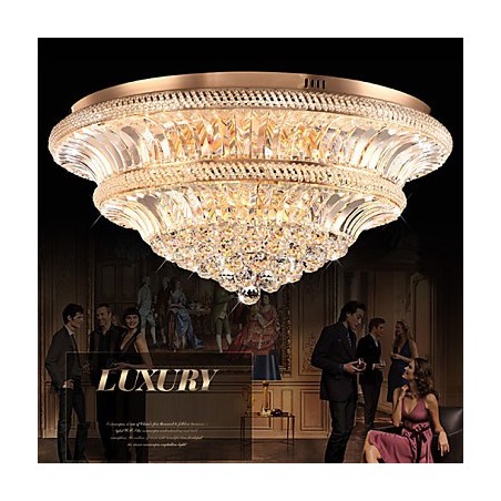 Modern Luxury 9Modern Crystal Ceiling Light Absorb Dome Light Diameter 80CM