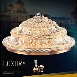 Modern Luxury 9Modern Crystal Ceiling Light Absorb Dome Light Diameter 80CM