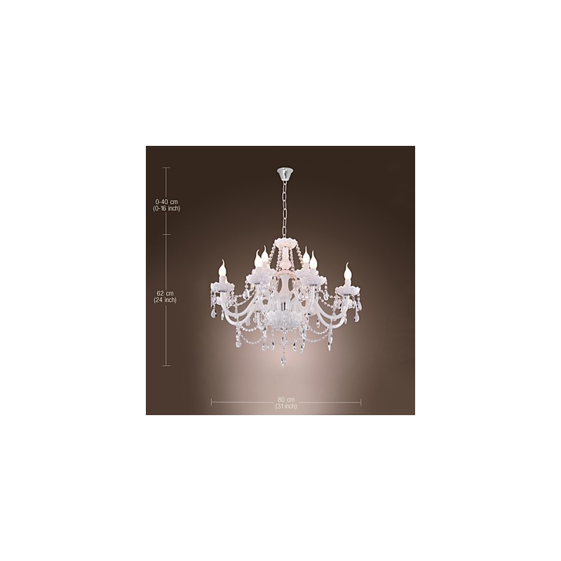 Modern Contemporary Electroplated Chandelier