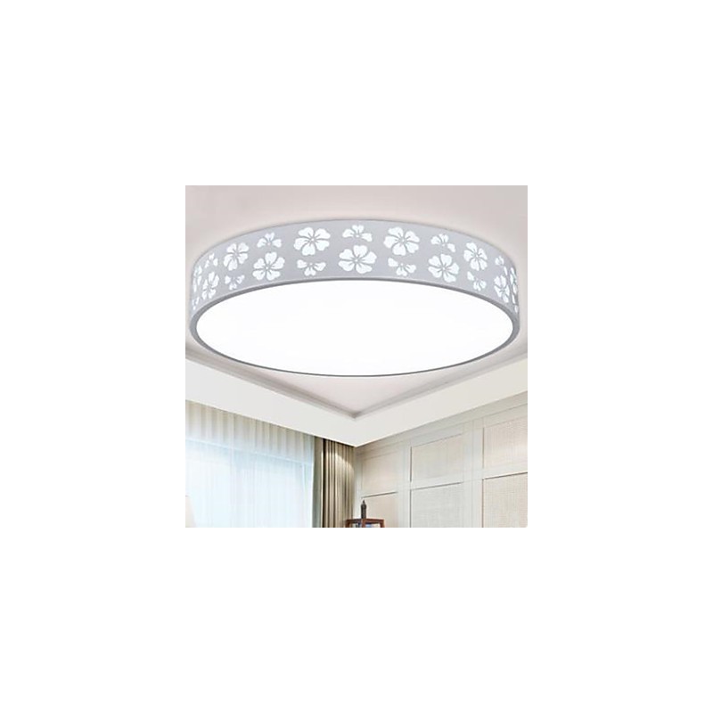 Wrought Iron Hollow Out Plum Blossom Side Circular Dome Light