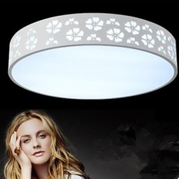 Wrought Iron Hollow Out Plum Blossom Side Circular Dome Light