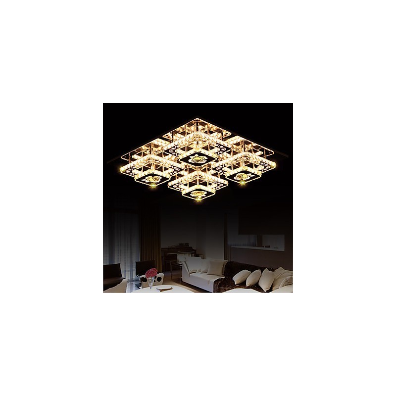 Flush Mounted Crystal Modern Contemporary Living Bed Kids