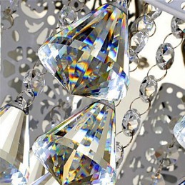 Flush Mount Crystal Modern Contemporary Metal