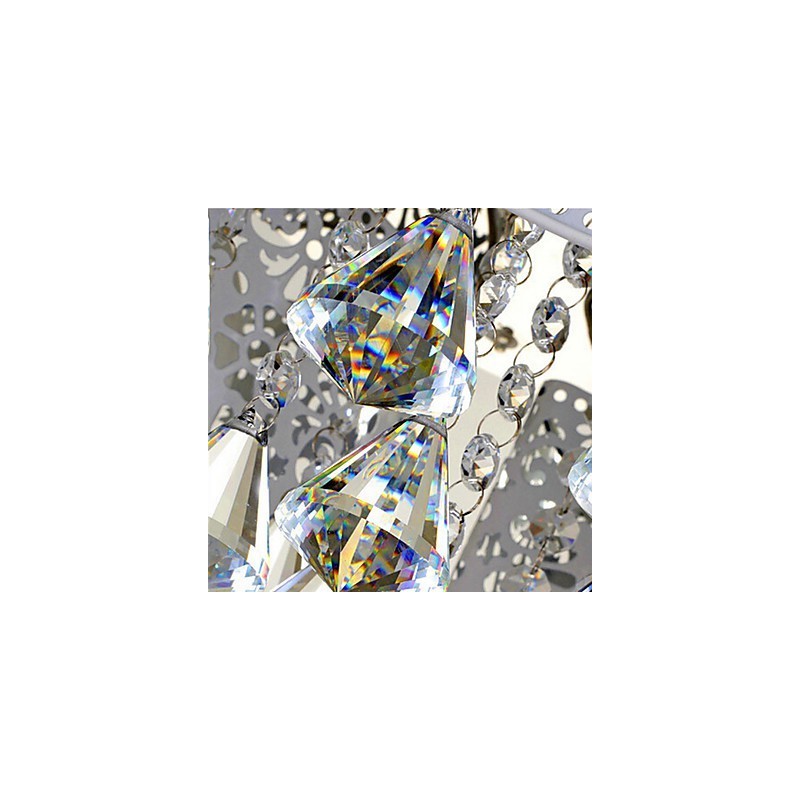 Flush Mount Crystal Modern Contemporary Metal