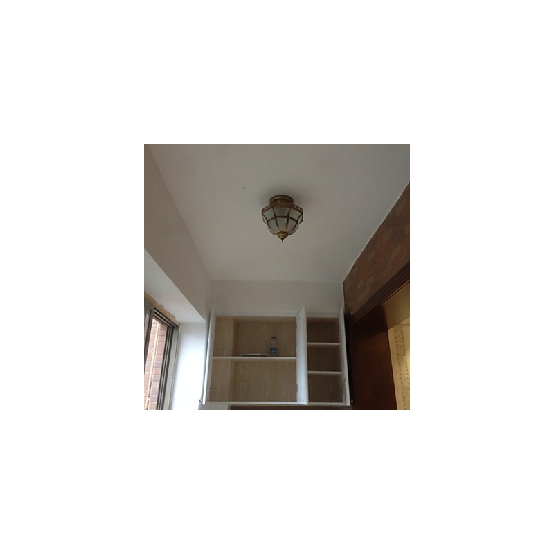 Traditional Classic Mini Style Brass Metal Flush Mount Spot Lights