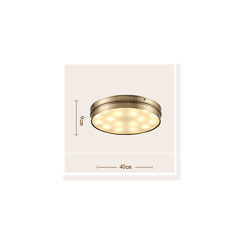 Flush Mount Traditional Classic Metal