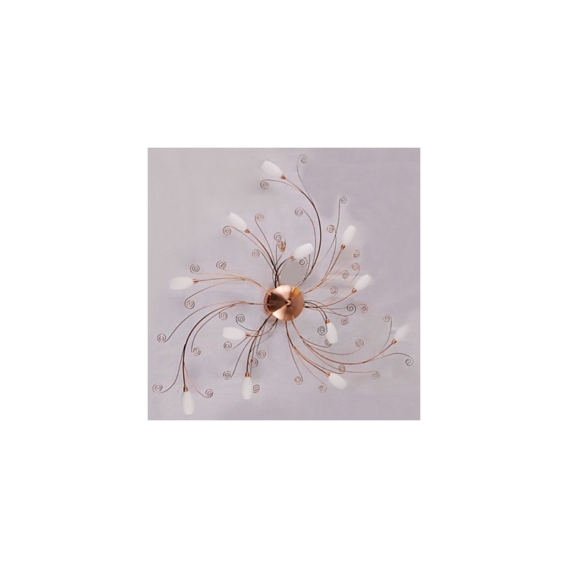 Artistic Aluminum Flush Mount Lights With 12 Lights